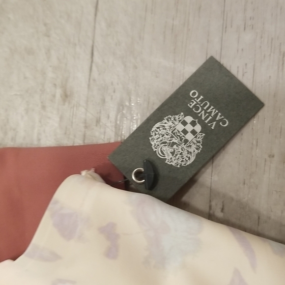 💕VINCE CAMUTO💕 Lounge Bralettes ~ Cream Floral & Solid Mauve Pink 1X NWT - Picture 5 of 10